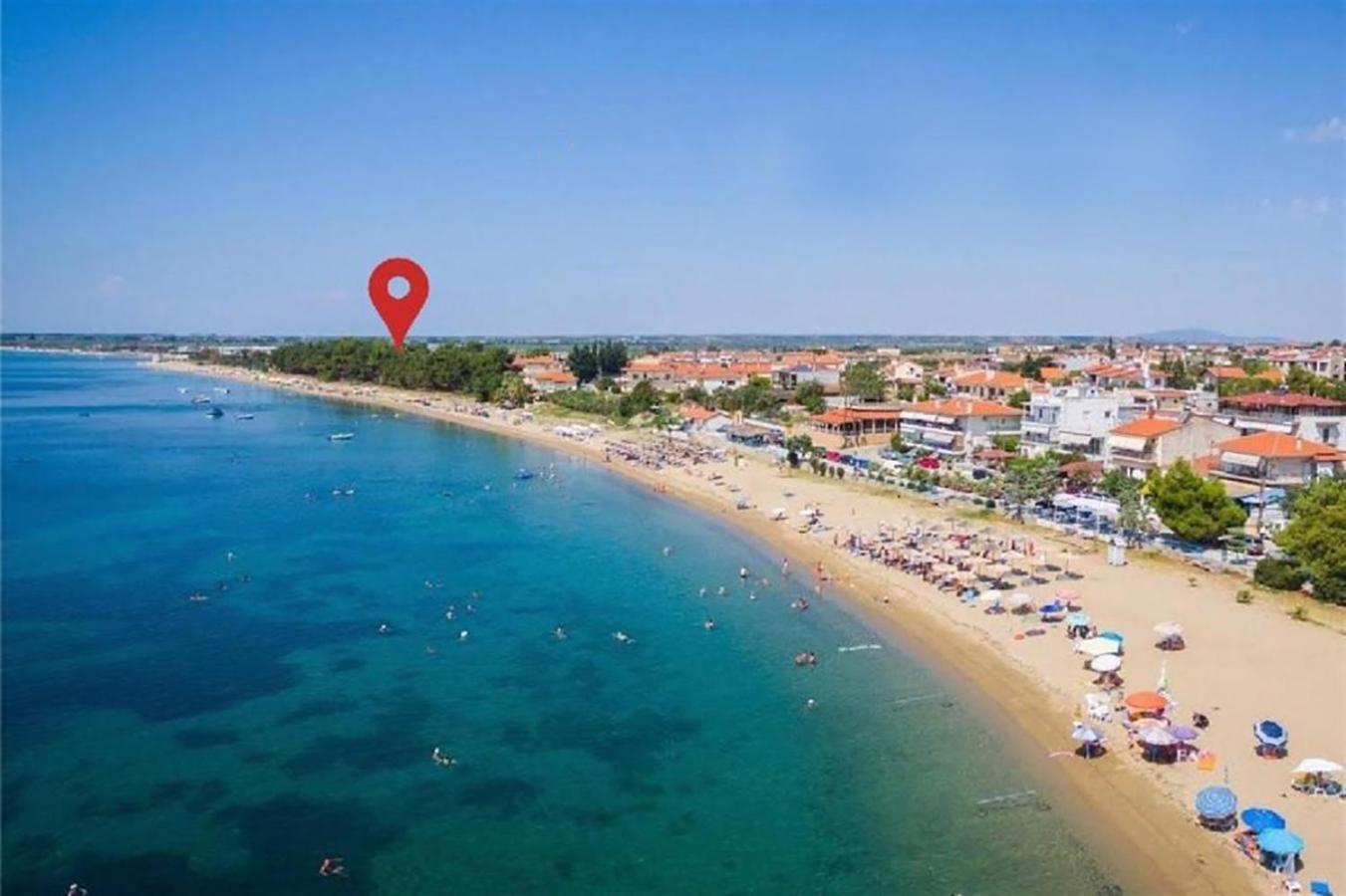 Pine Beach Holiday Home 2 Bedrooms 50 Meters To The Beach Kalyves Polygyrou Esterno foto