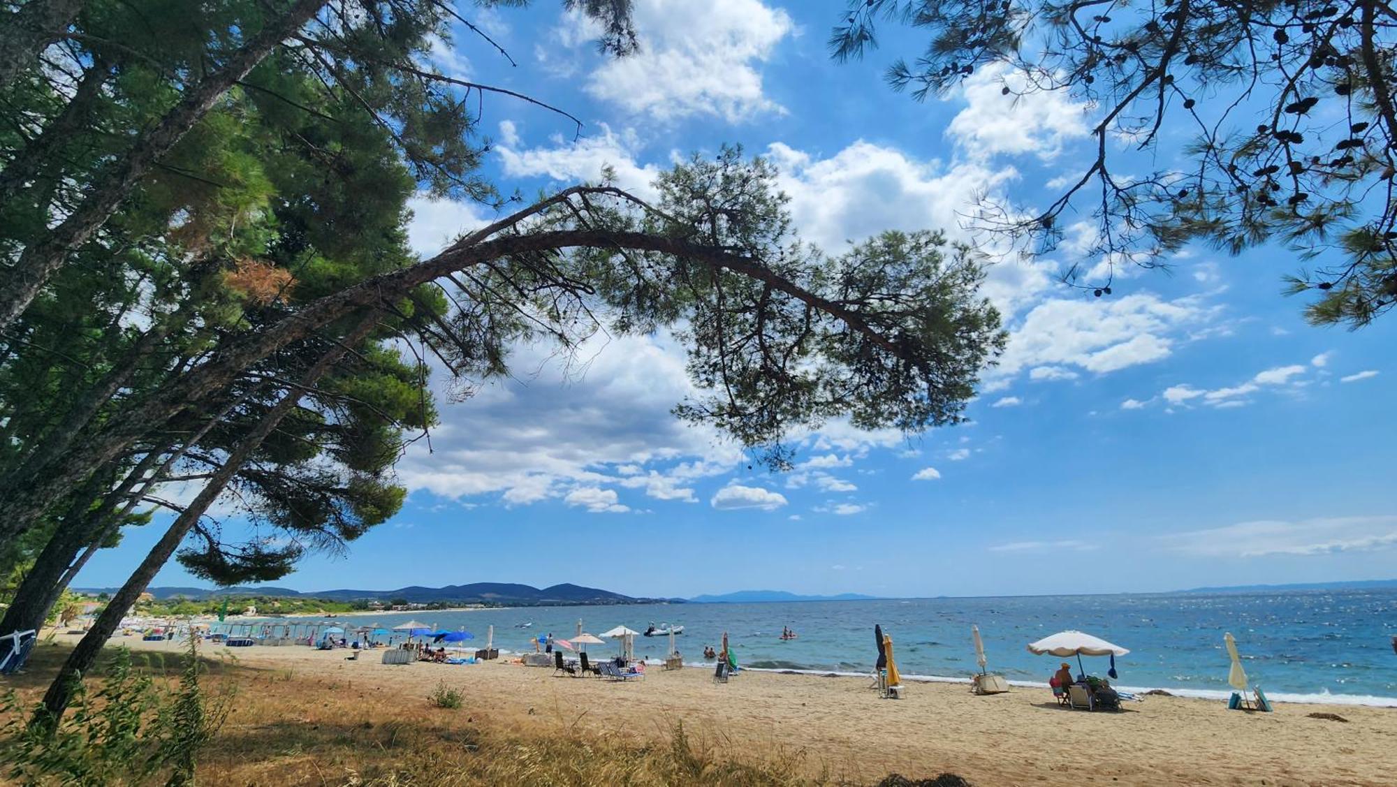 Pine Beach Holiday Home 2 Bedrooms 50 Meters To The Beach Kalyves Polygyrou Esterno foto