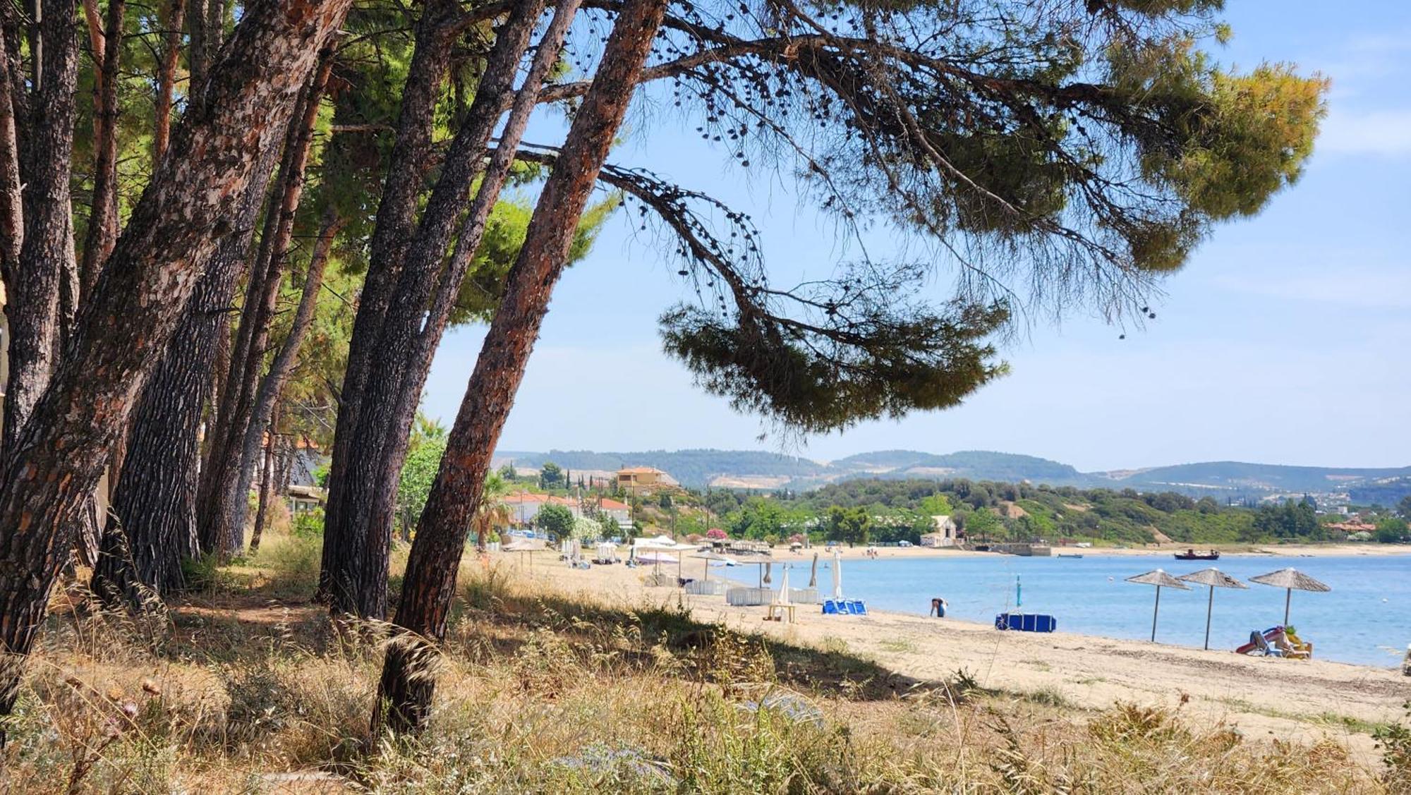 Pine Beach Holiday Home 2 Bedrooms 50 Meters To The Beach Kalyves Polygyrou Esterno foto